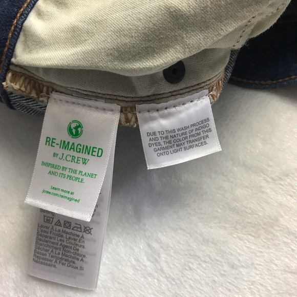 J Crew Jean Shorts Size 28 Denim Cuffed Re-Imagined NWT - Picture 2 of 11